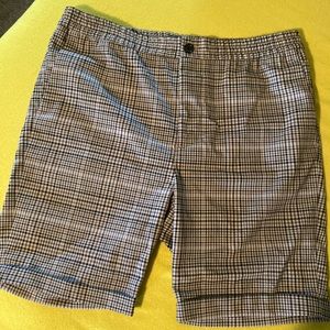 H&M plaid mens shorts